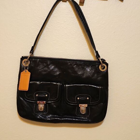 - Coach Legacy Signature Shoulder Handbag B1293-18996 - Picture 1 of 11